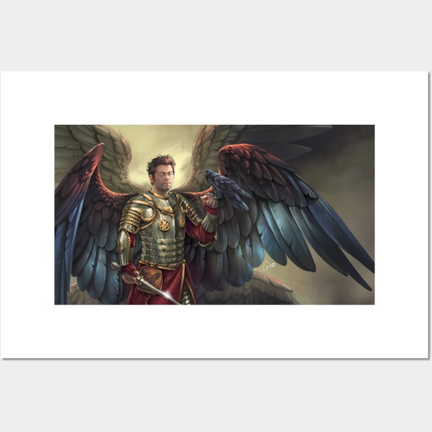 Castiel Winged Hussar - Close Wall Art by GioGui